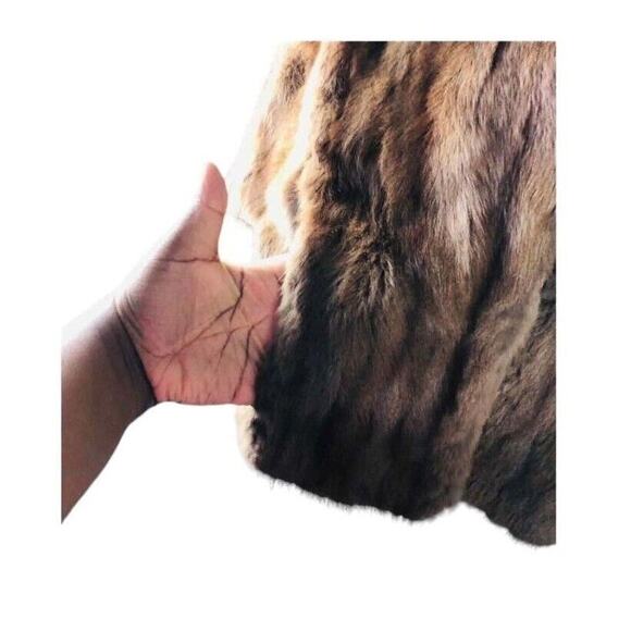 Hendricks Furs Label Authority Womens Mink Fur Jacket Brown A508135 Size M/L - Picture 3 of 10